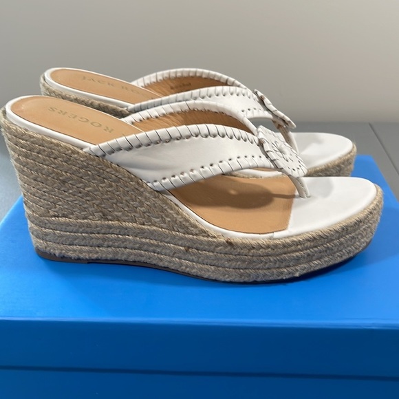 Jack Rogers Rowan Platform Wedge Espadrilles. Size 7. - Picture 4 of 9